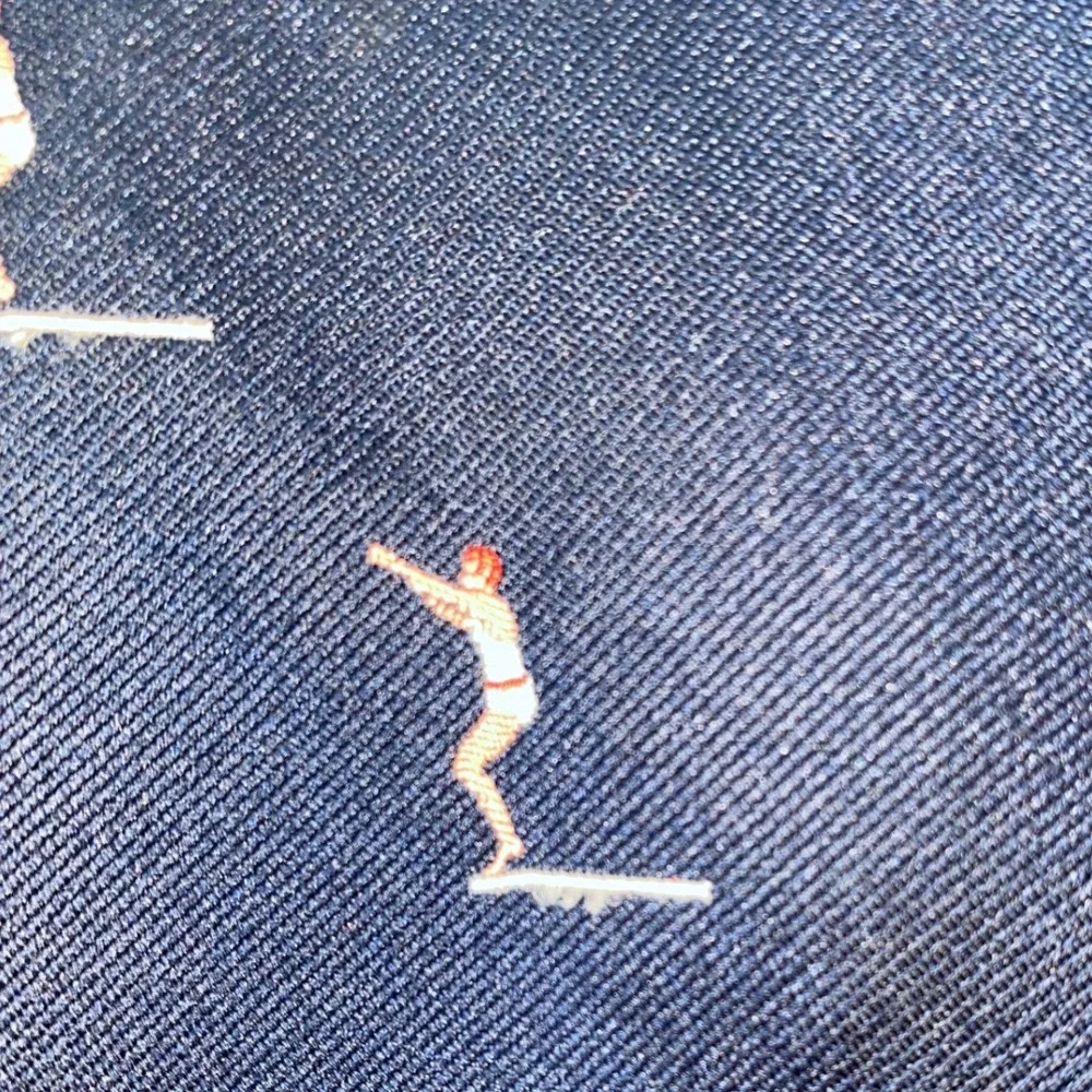 High Diver Necktie Mens OS Navy Blue Novelty Preppy Ivy Style Rivetz of‎ Boston